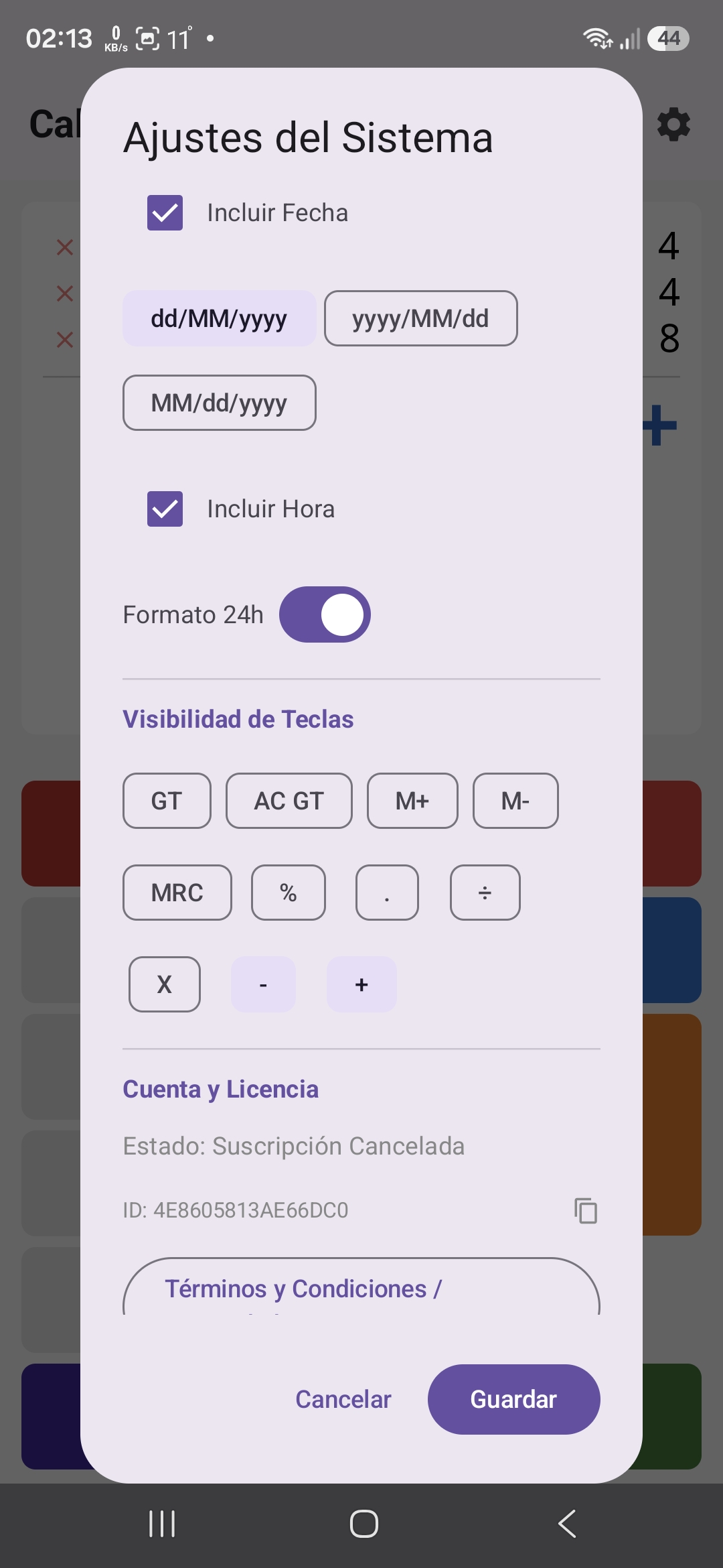 Personalización de Teclas Rápidas